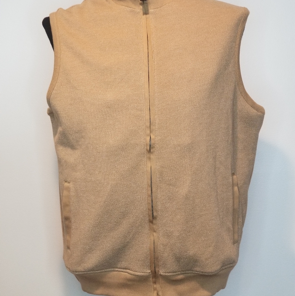 Men's Cremieux Knit Zip Vest